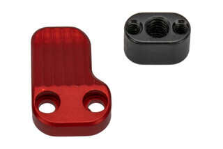 Timber Creek Outdoors extended AR 15 magazine release in red finish
